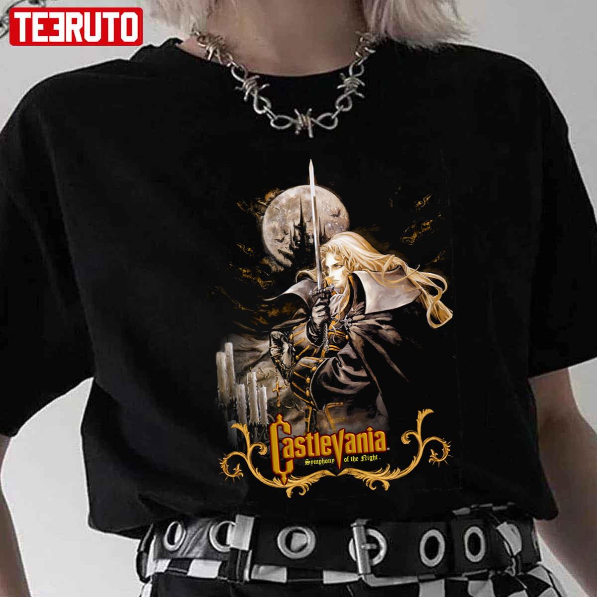 Alucard Castlevania Anime Design Unisex T-Shirt