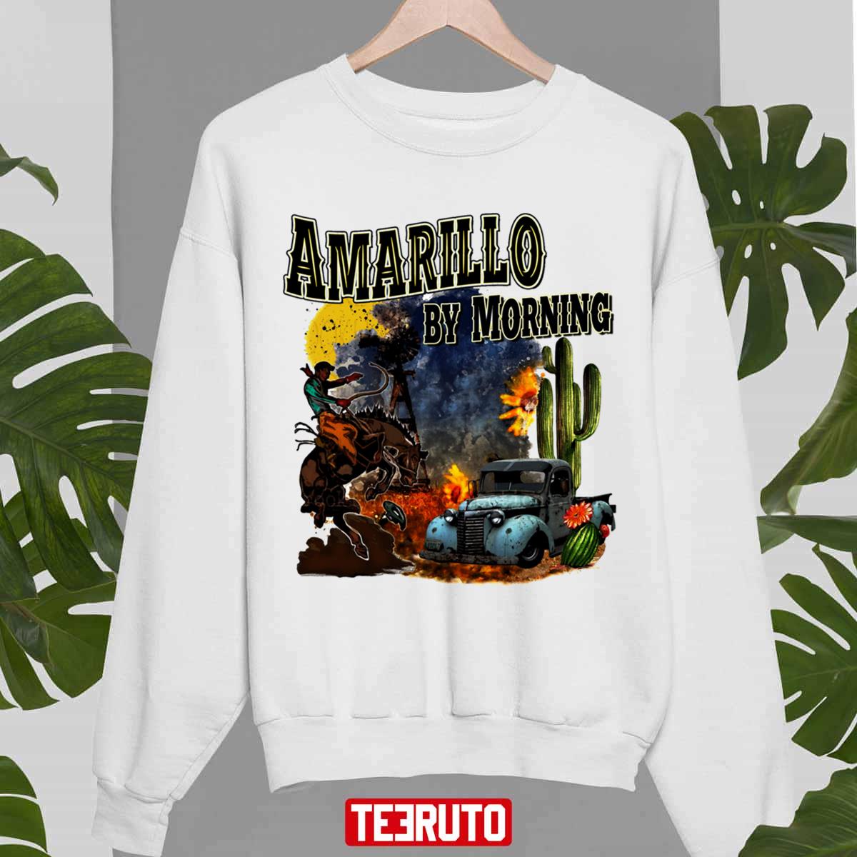 Amarillo By Morning George Strait Legend Country Musician Most Popular Unisex Sweatshirt