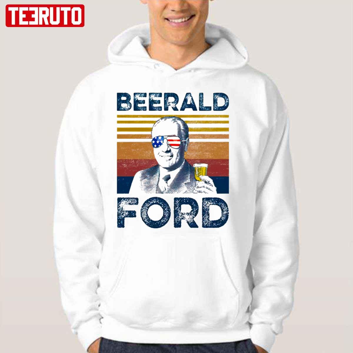 American Beer Day Gerald Ford Unisex Hoodie