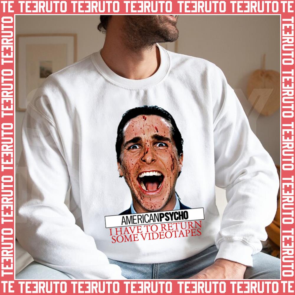 American Psycho Patrick Bateman Christian Bale Unisex Sweatshirt