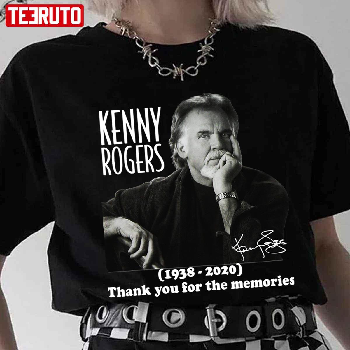 American Singer Kenny Rogers 1938 2020 Country Music Unisex T-Shirt