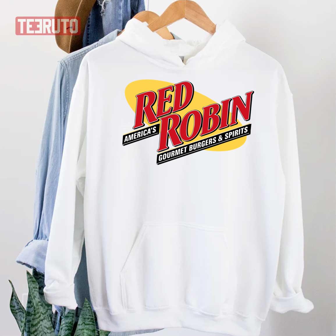 America’s Courmet Burgers & Spirits Red Robin Jason Todd Unisex Hoodie