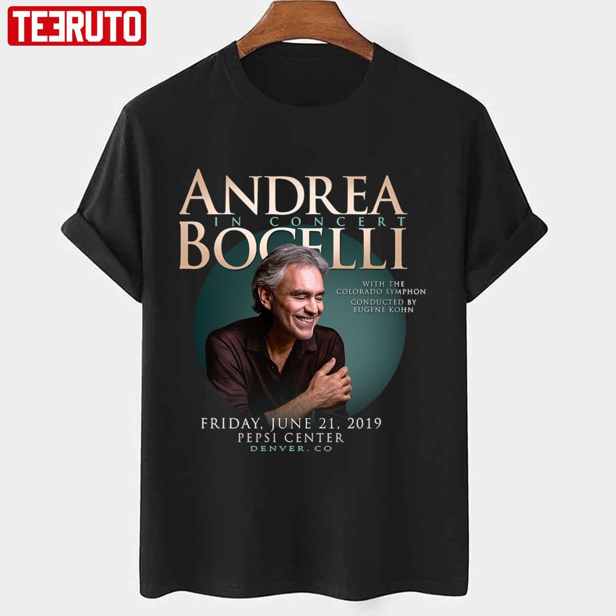 Andrea Bocelli In Concert 2019 Unisex T-Shirt