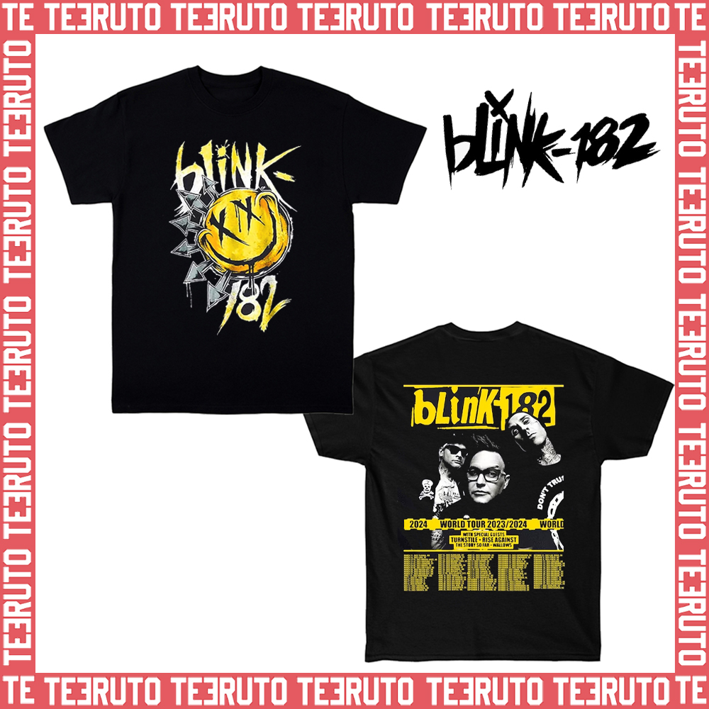 Arrow Smiley Blink-182 Tour 2023 2024 Unisex T-Shirt