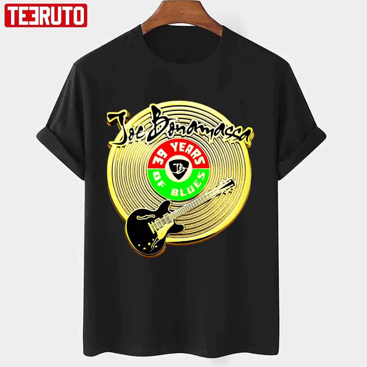Art Joe Bonamassa 39 Years Of Blues Unisex T-Shirt