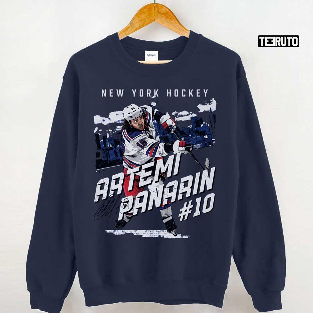 Artemi Panarin Skyline New York Rangers Unisex Sweatshirt