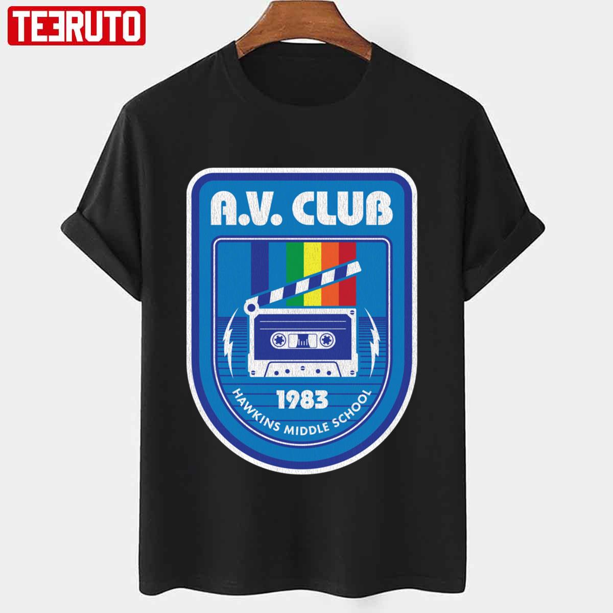 Av Club Hawkins Stranger Things Unisex T-Shirt