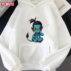 Avatar The Way Of Water Chibi Kawaii Fanart Unisex Hoodie