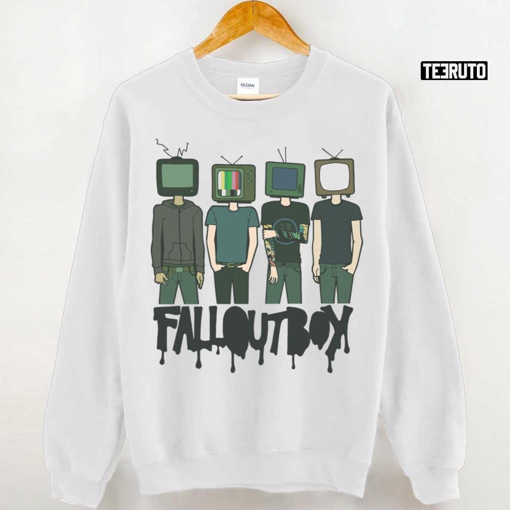 B L Girl The Tv Head Fall Out Boy Unisex Sweatshirt