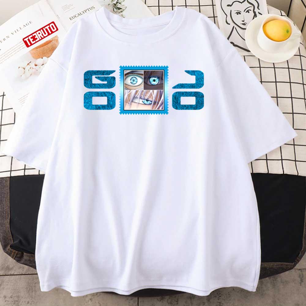 Baby Blues Gojo Satoru Sensei Jujutsu Kaisen Manga Fanart Unisex T-Shirt