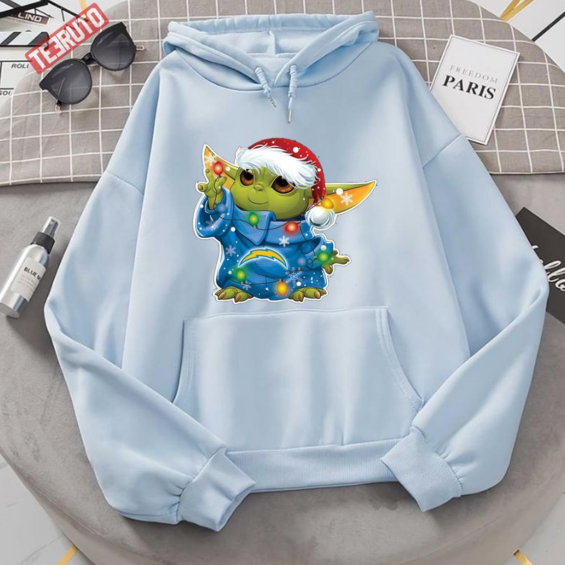 Baby Yoda Merry Chrismukkah 2022 Christmas Vacation Unisex Hoodie