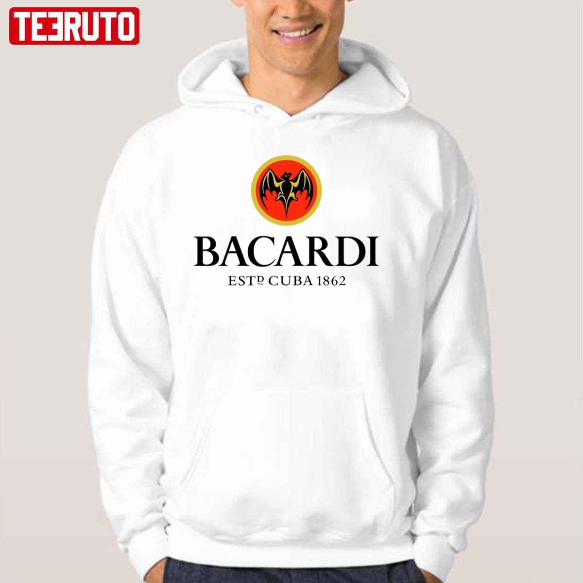 Bacardi Est Cuba 1862 Best Rum Ever Unisex Hoodie