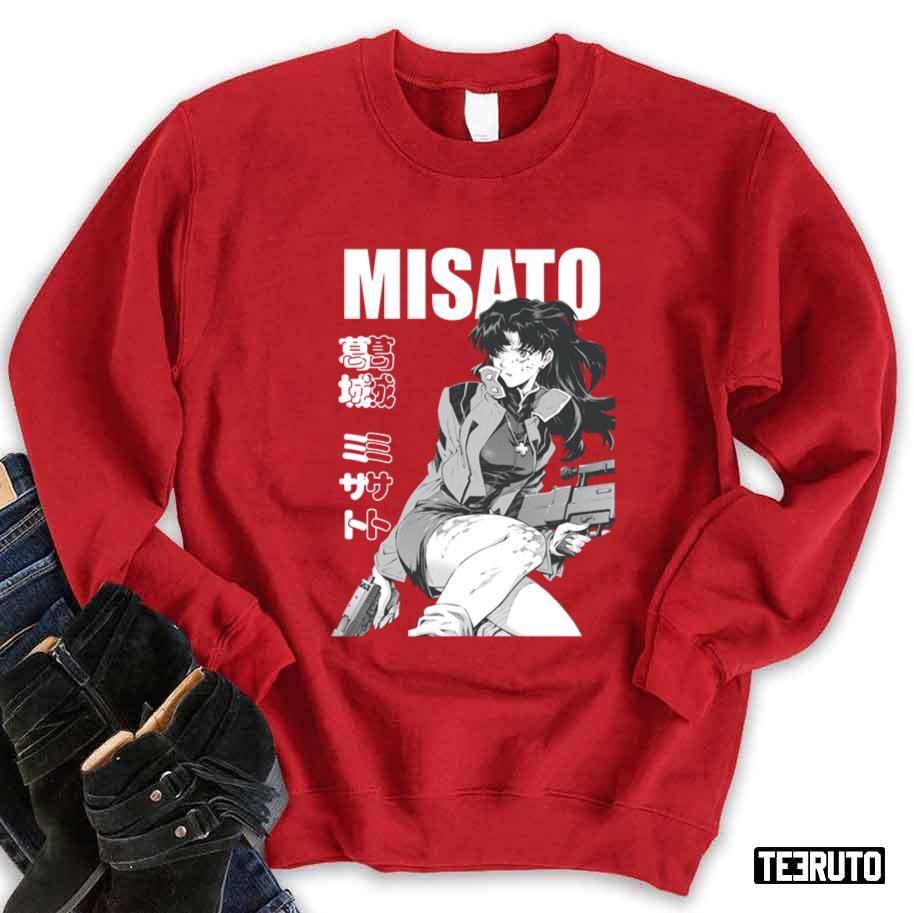 Badass Misato Katsuragi Neon Genesis Evangelion Unisex Sweatshirt