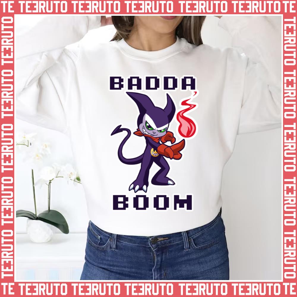 Badda Boom Fire Digimon Unisex Sweatshirt