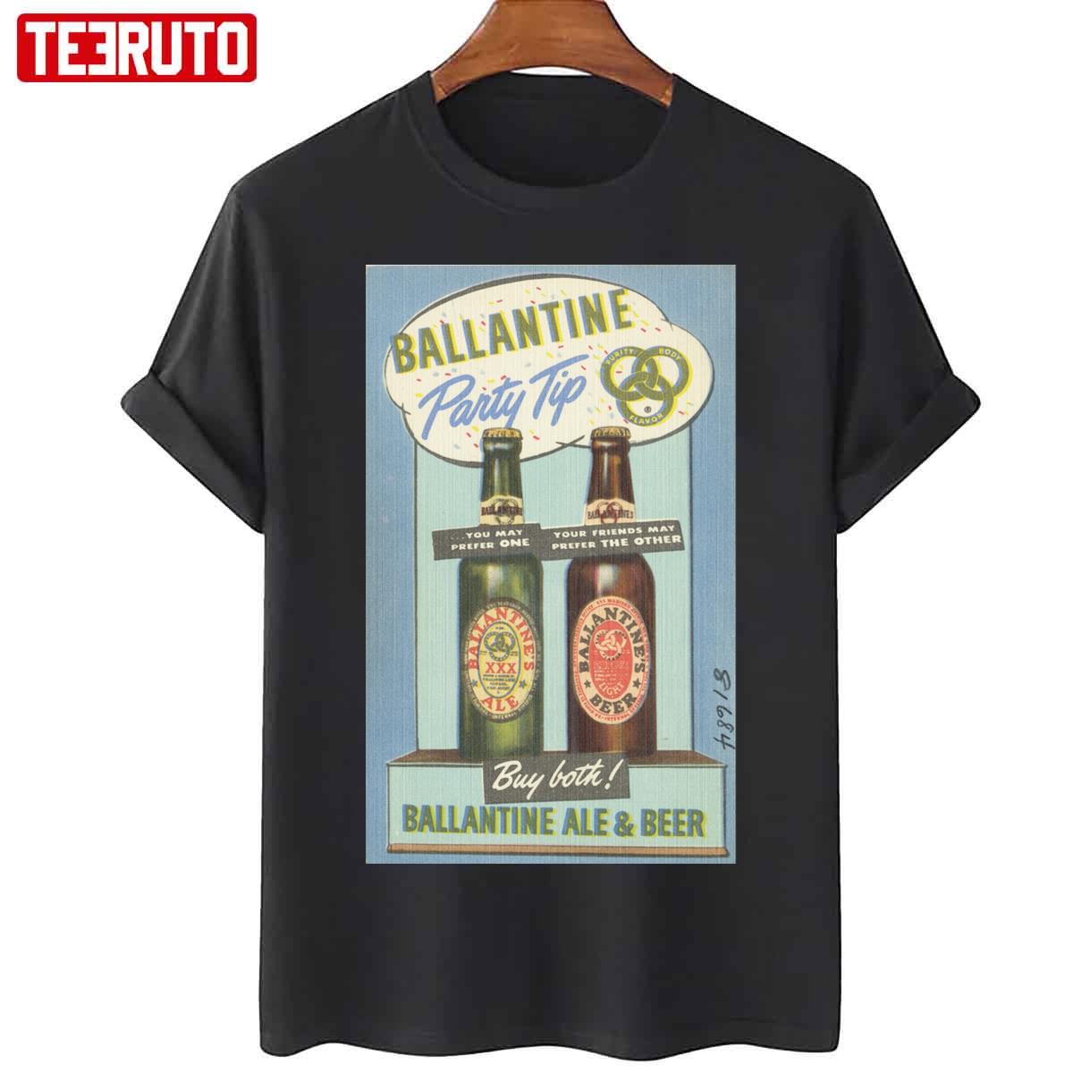 Ballantine Ale And Beer Unisex T-Shirt