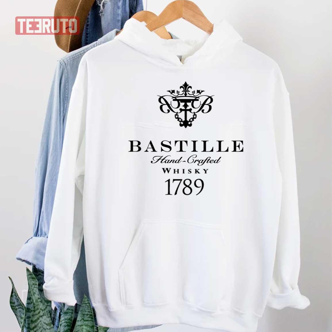 Basic Whisky Bastille Hand Grafied Unisex Hoodie
