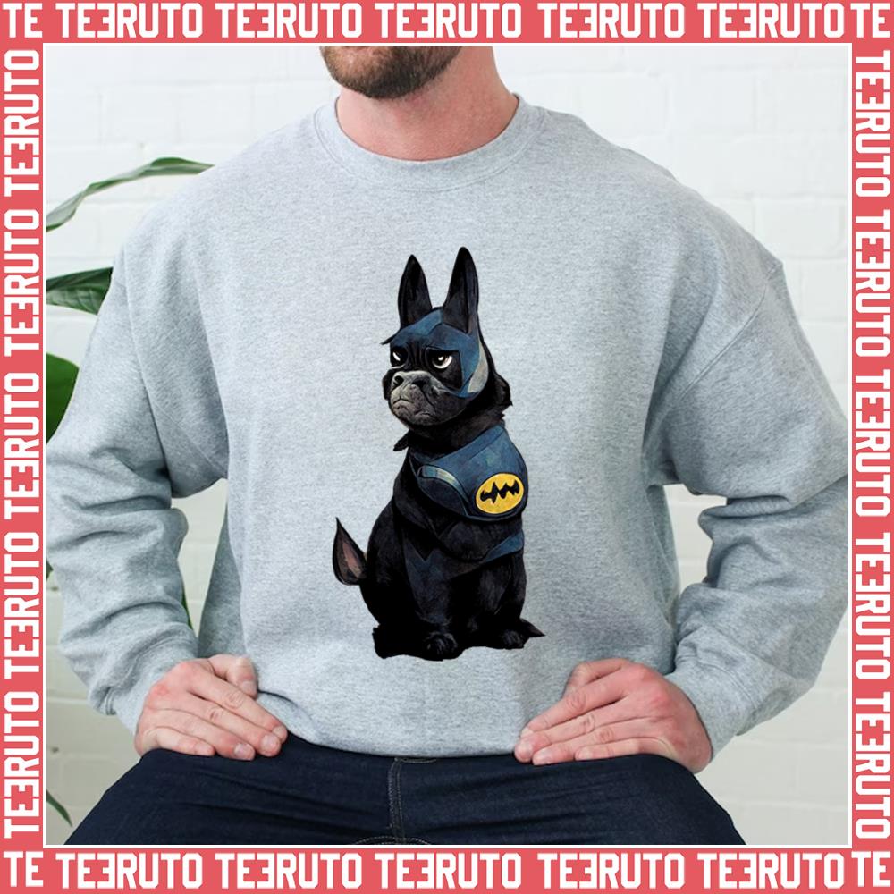 Bat Bulldog Superhero Batman Unisex Sweatshirt