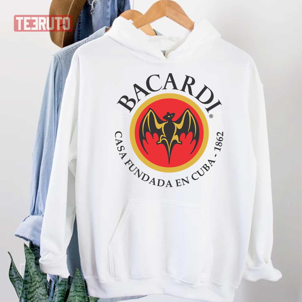 Baverages Logo Bacardi The Bat Unisex Hoodie