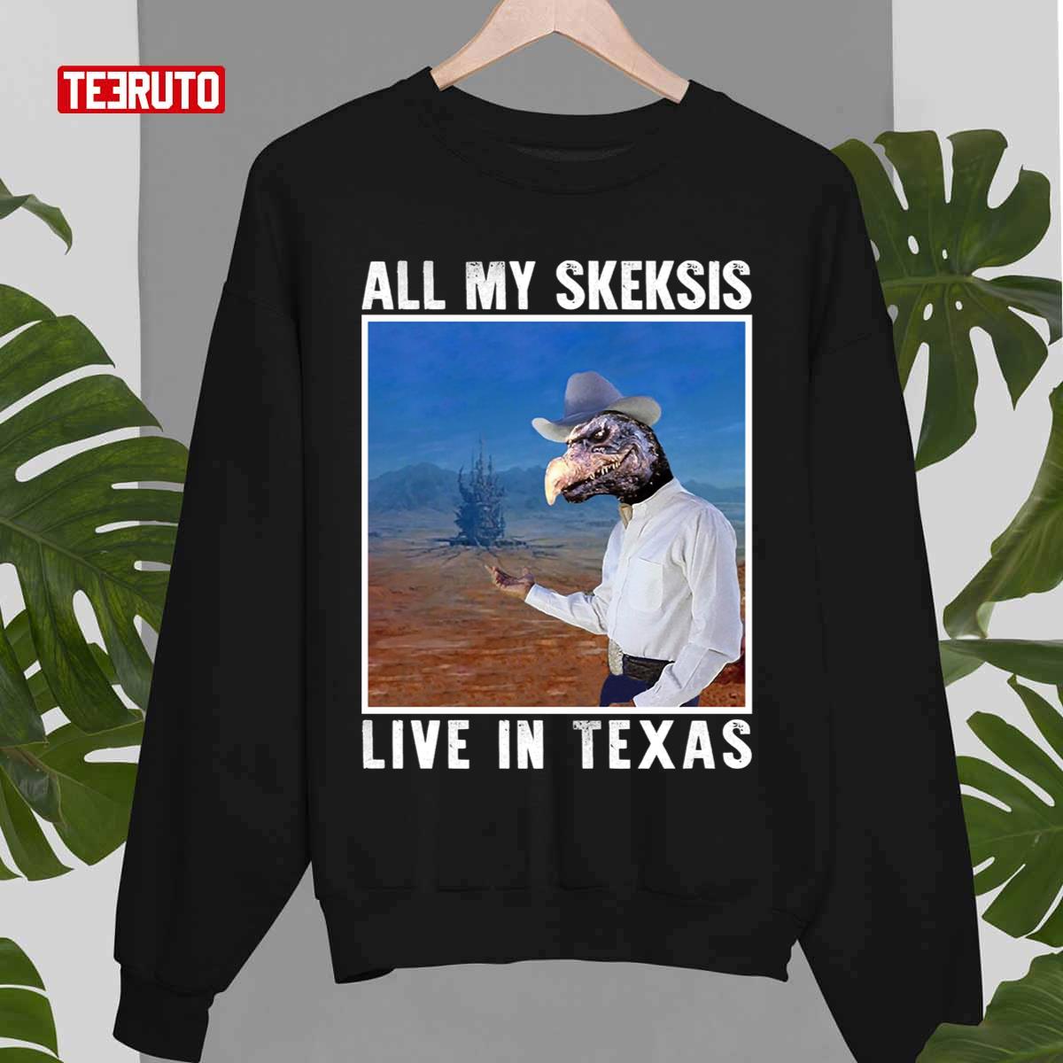Begin Vintage The Dark Crystal All My Skeksis Live In Texas Unisex Sweatshirt