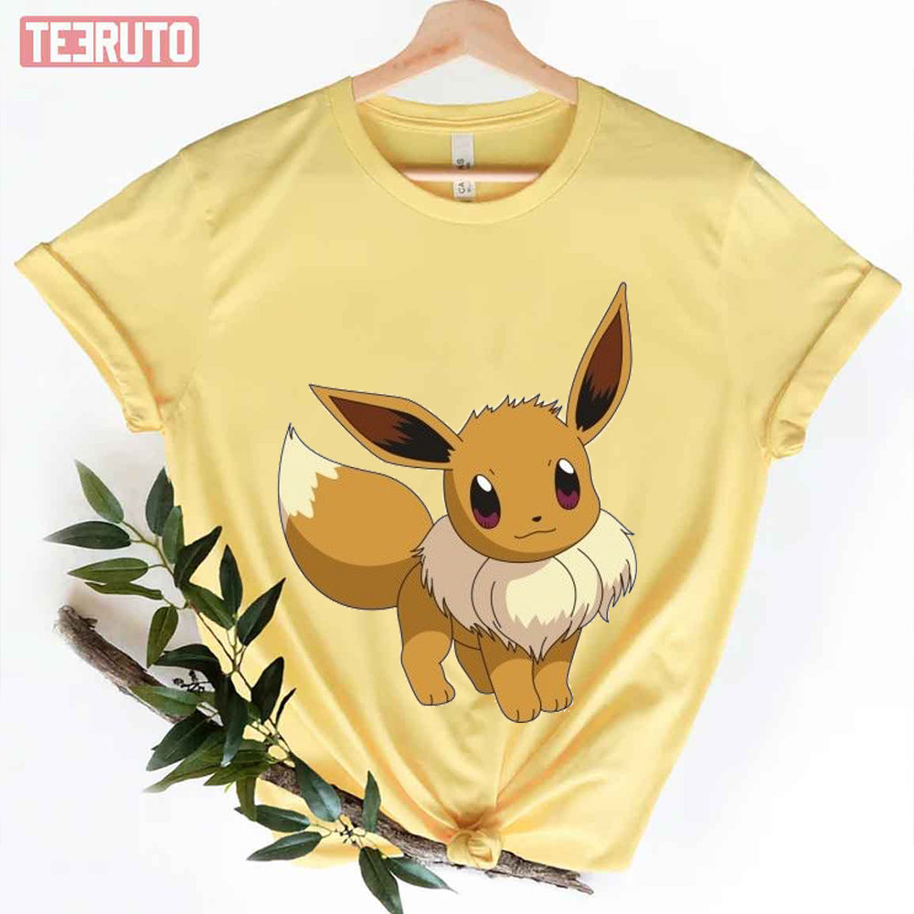 Pokemon Eevee Cute Evolution All Type Colorful Vibrant Streetwear Design T- Shirt