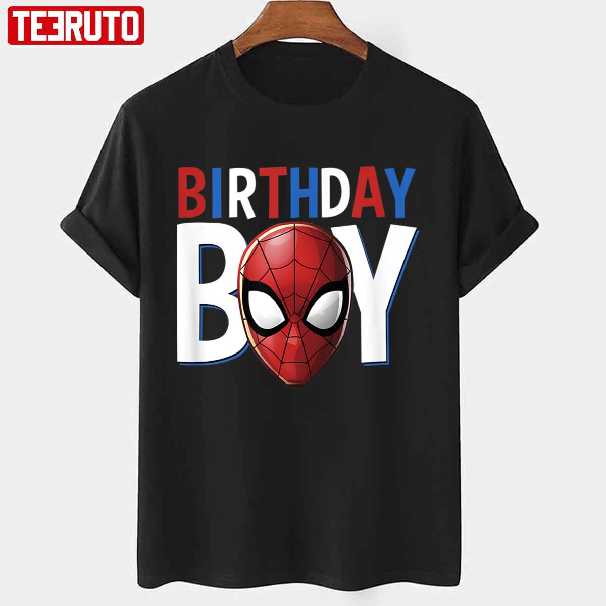 Birthday Boy Spider Man For Birthday Gifts Unisex T-Shirt