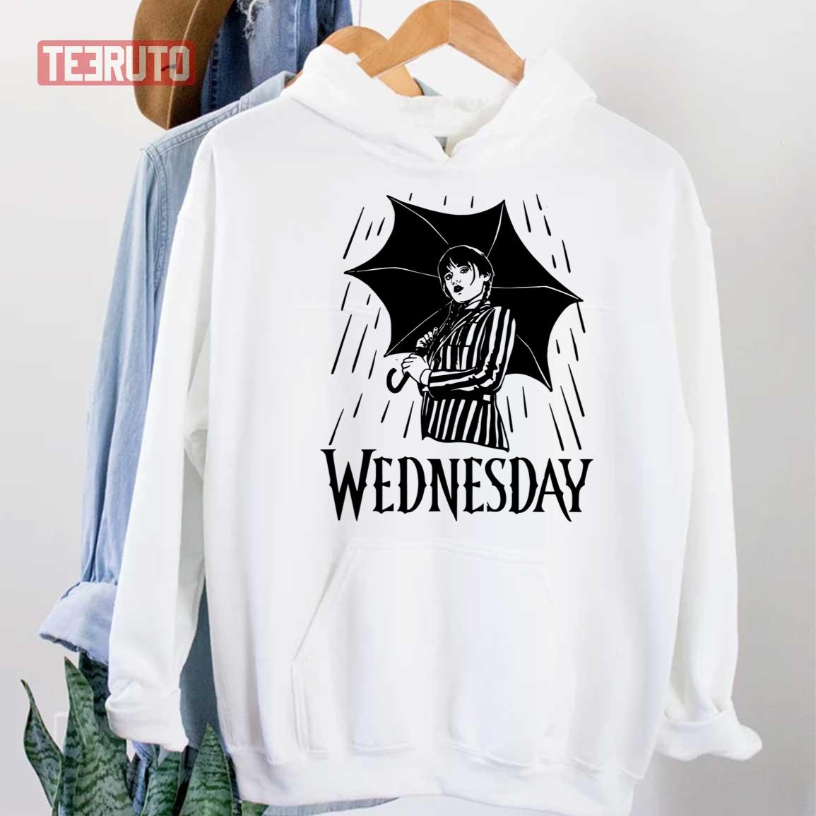 Black Cartoon Art Wednesday New Version 2022 Unisex Hoodie