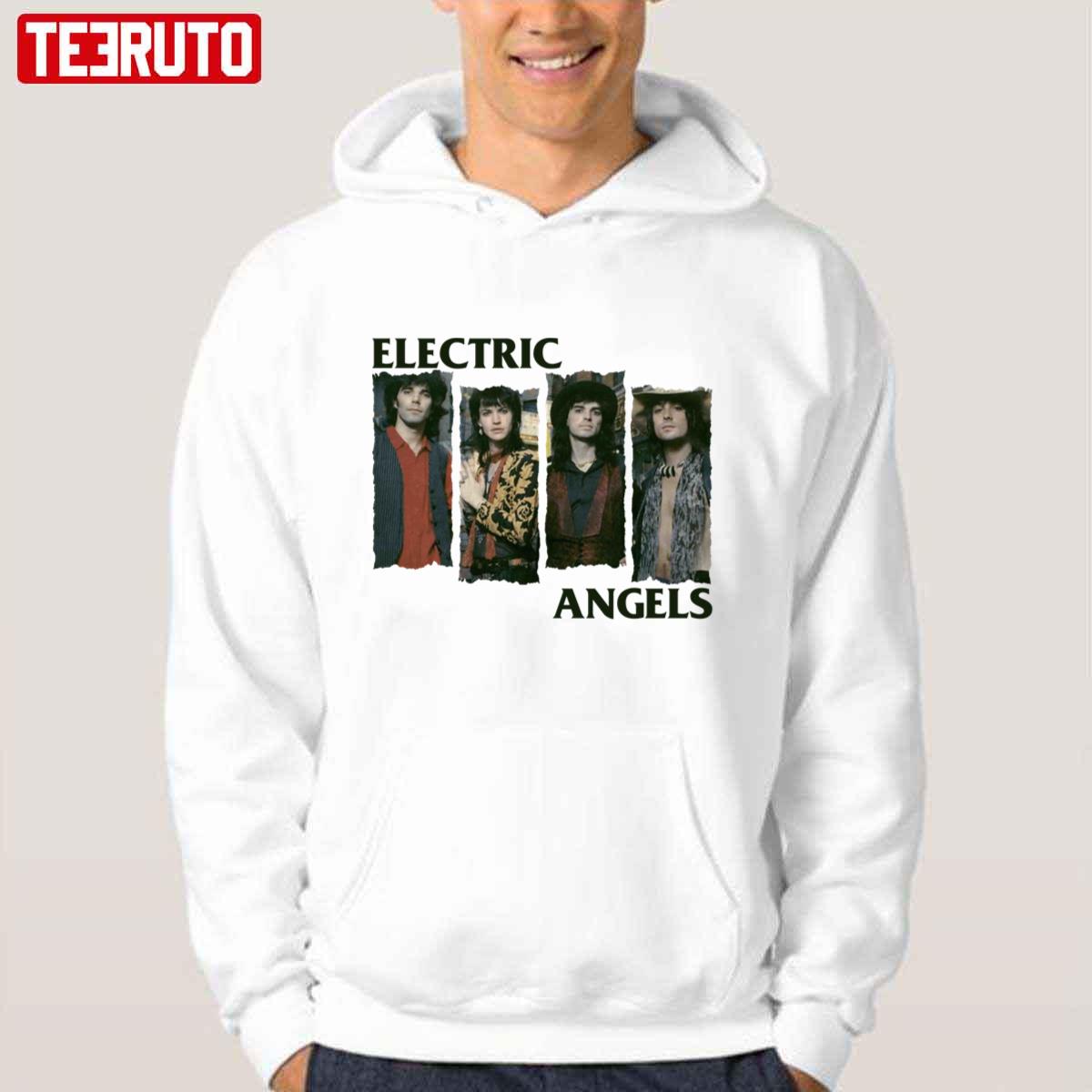 Black Flag Logo Inspires Electric Angels Band Members Unisex Hoodie