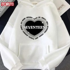 Black Heart Seventeen Unisex Hoodie