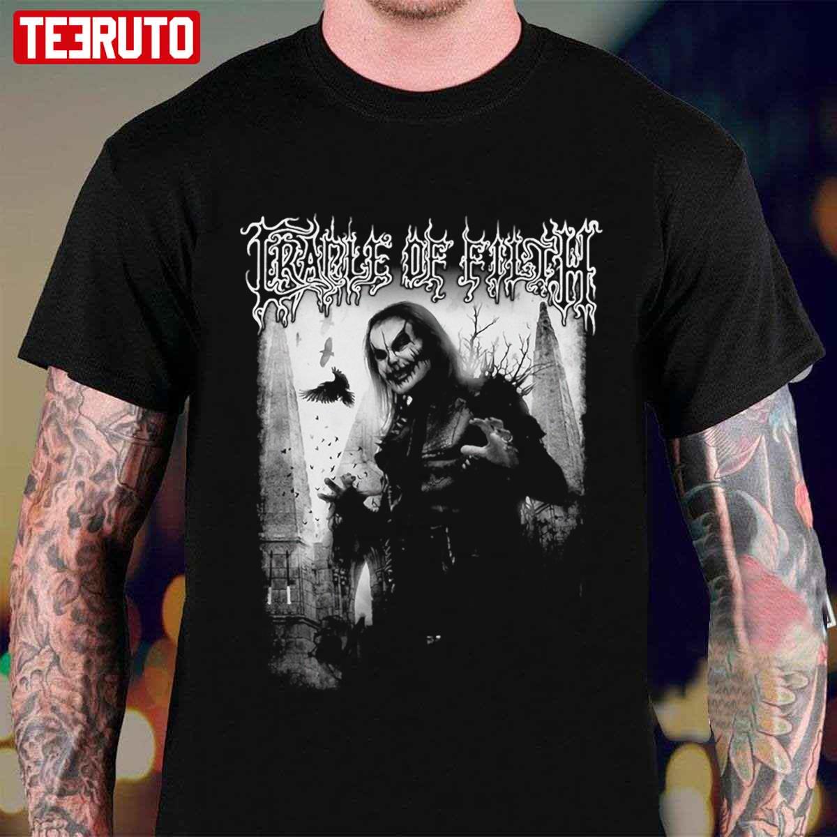 Black Metal Cradle Of Filth Rock Band Unisex T-Shirt