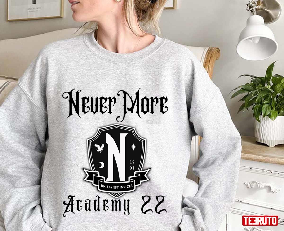 Nevermore Academy T-Shirt, Wednesday Addams Sweatshirt, Wednesday