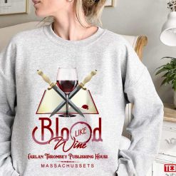 Blood Like Wine Publishers Glass Onion Knives Out Unisex Sweatshirt