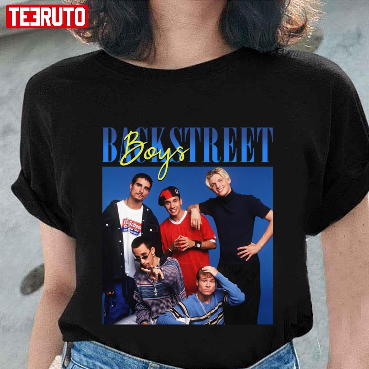 Blue Retro Homepage Bsb Boys Backstreet Boys Band Unisex T-Shirt