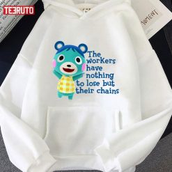 Bluebear Rallies The Workers Animal Crossing Unisex Hoodie