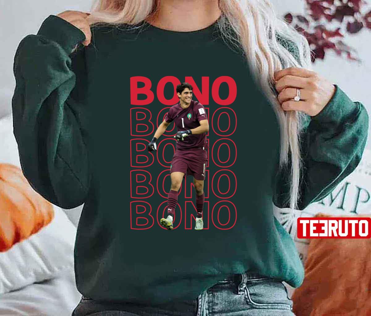 Morocco Soccer #1 Yassine Bounou Bono World Football Fans Adult And Youth  T-Shirt Mens Casual Shirts Creative Funny Tee Xs-5Xl