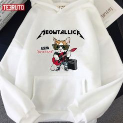 Born Rockstar Meowtallica Metalica Unisex Hoodie