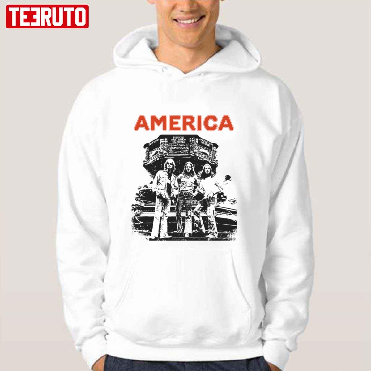British-American Rock Band America Band Unisex Hoodie