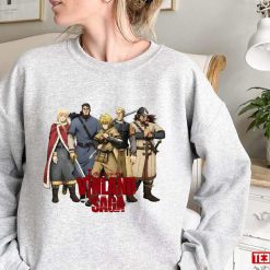 Canute Thorfin Thors Thorkell Characters Of Vinland Saga Unisex Sweatshirt