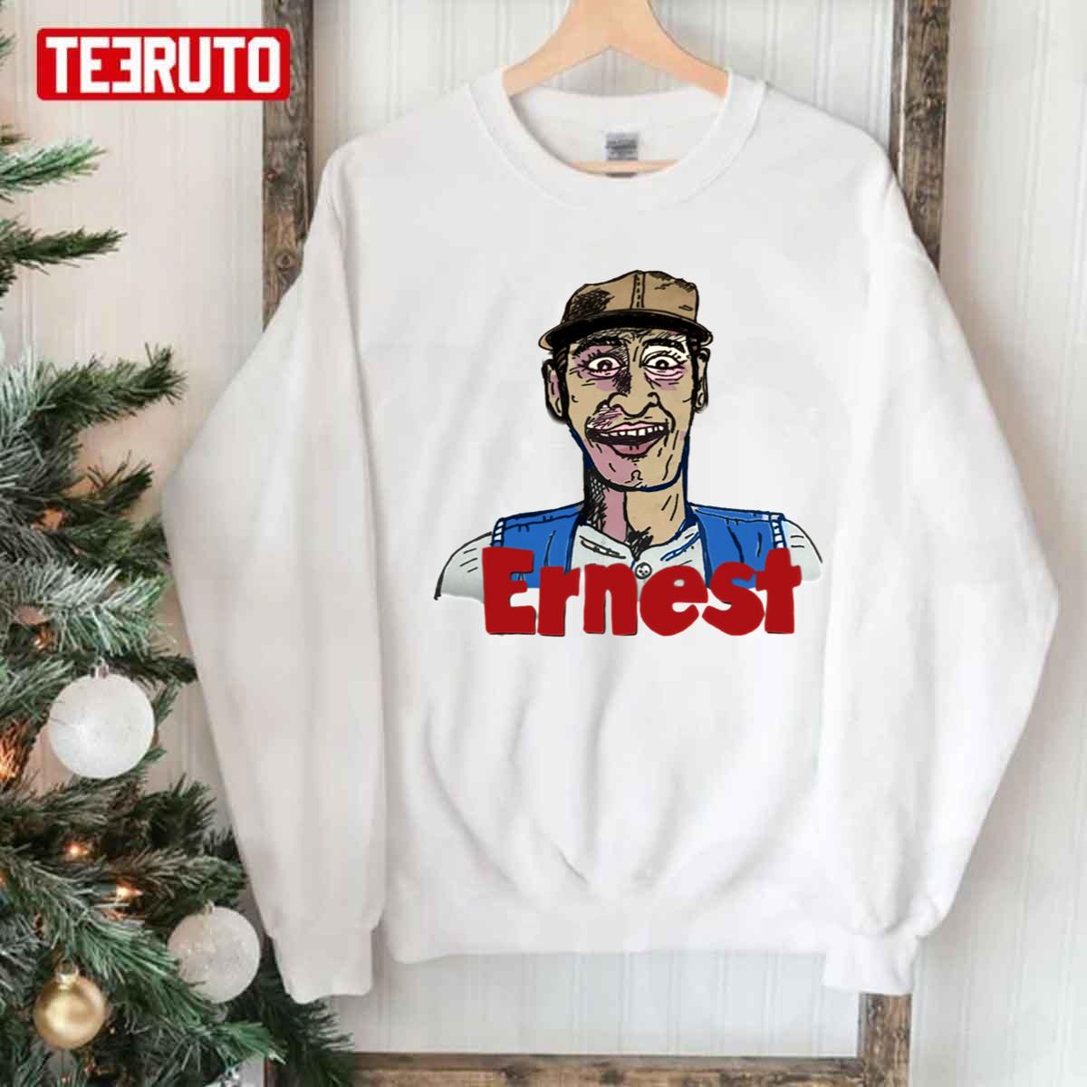 Cartoon Design Ernest Saves Christmas Unisex Sweatshirt