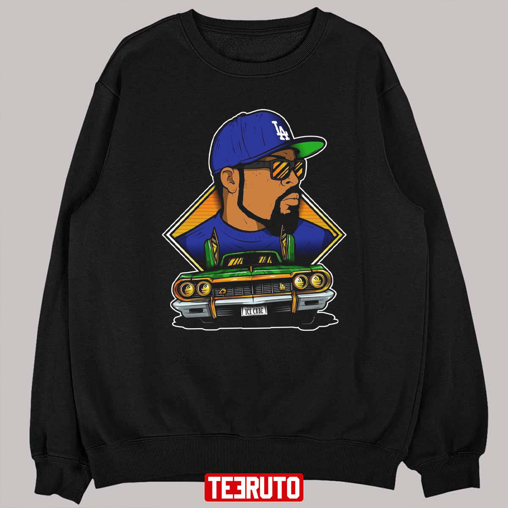Cartoon Ice Cube Design Rap Music Unisex Sweatshirt