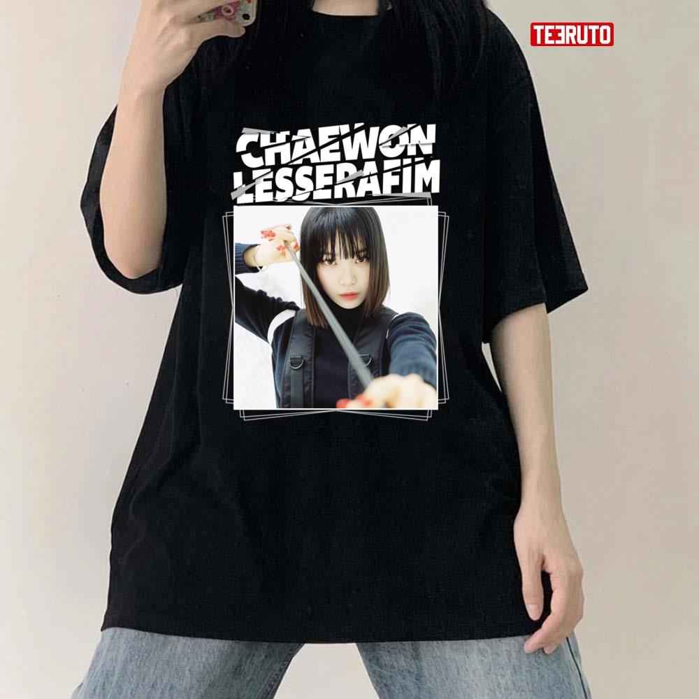 Chaewon Le Sserafim Leader Kpop Unisex T-Shirt - Teeruto