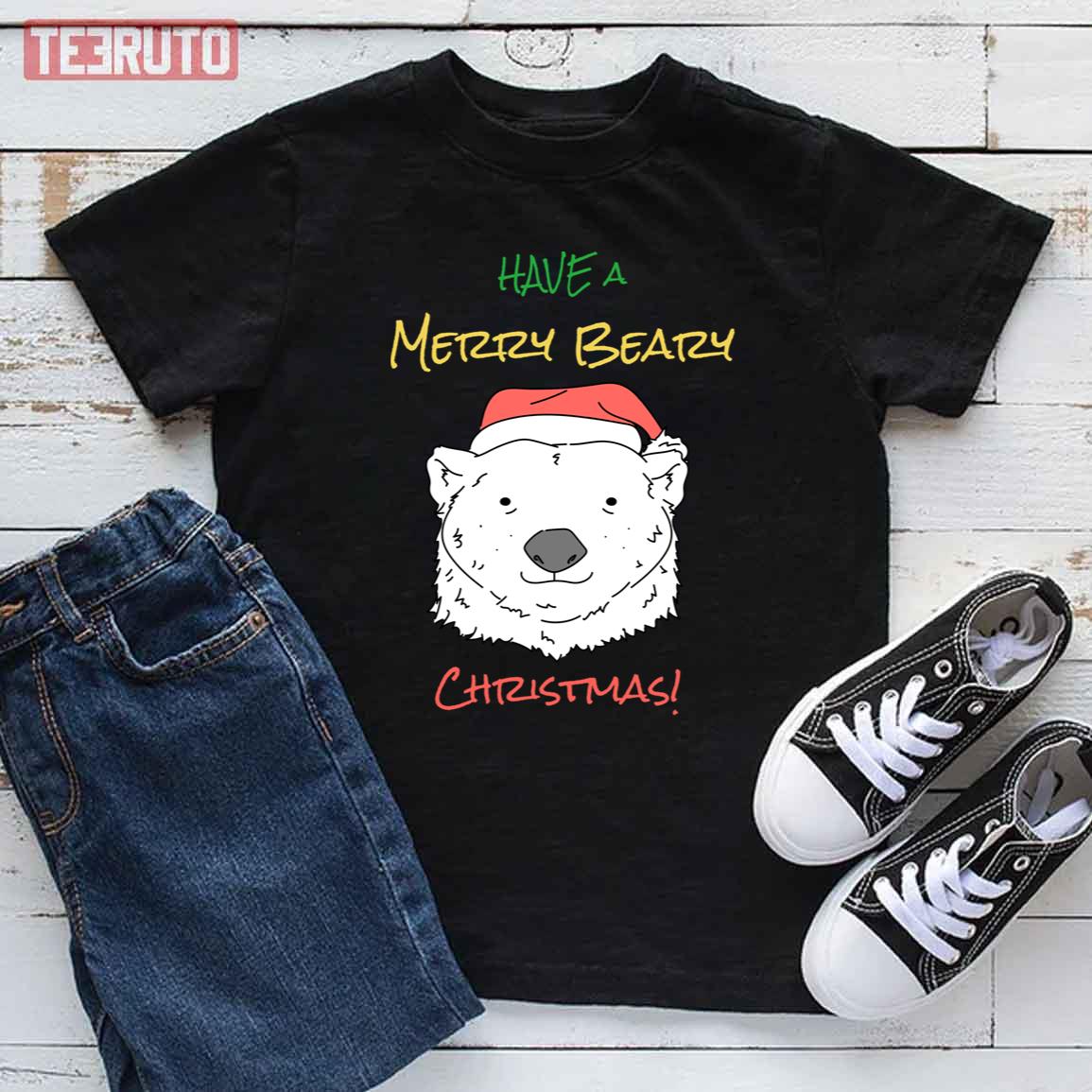Christmas Have A Beary Christmas Premuim Tshirt Active Unisex T-Shirt