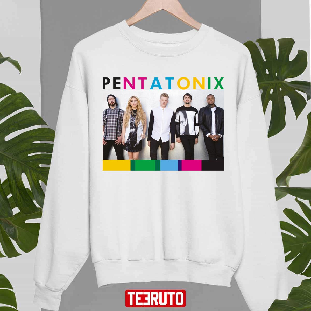 Colored Pentatonix Ptx For Members Unisex Hoodie