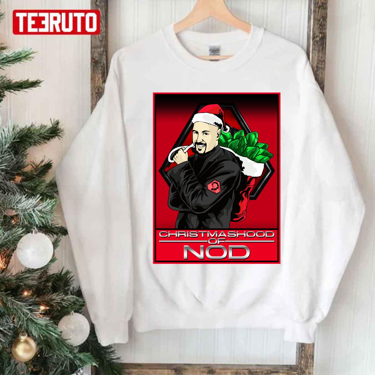 Conquer Brotherhood Of Nod Kane Christmas Tiberium Design Unisex Sweatshirt