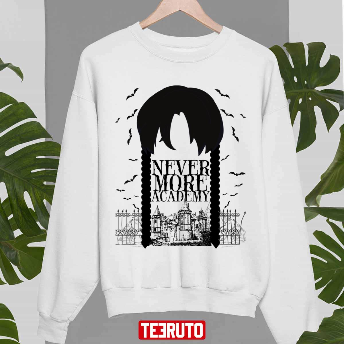 Creative Entrance Wednesday Never More Academy Unisex Sweatshirt