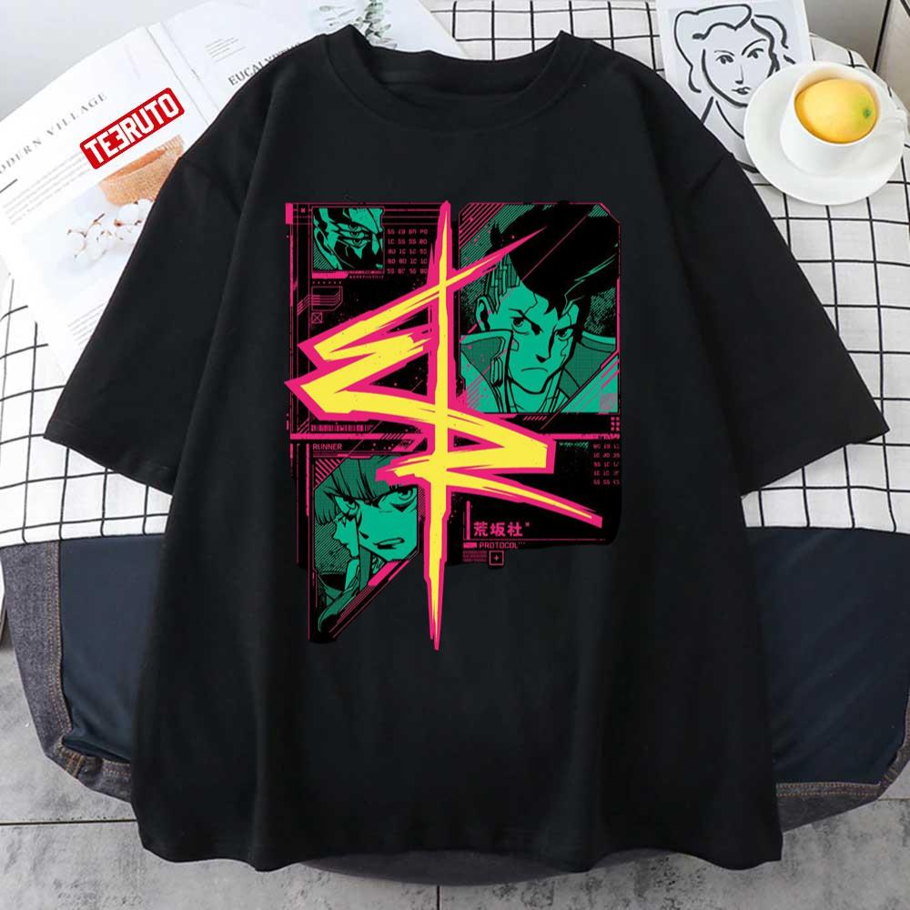 Cyberpunk Edgerunners Symbol Streetwear Urban Japanese Design Unisex T-Shirt