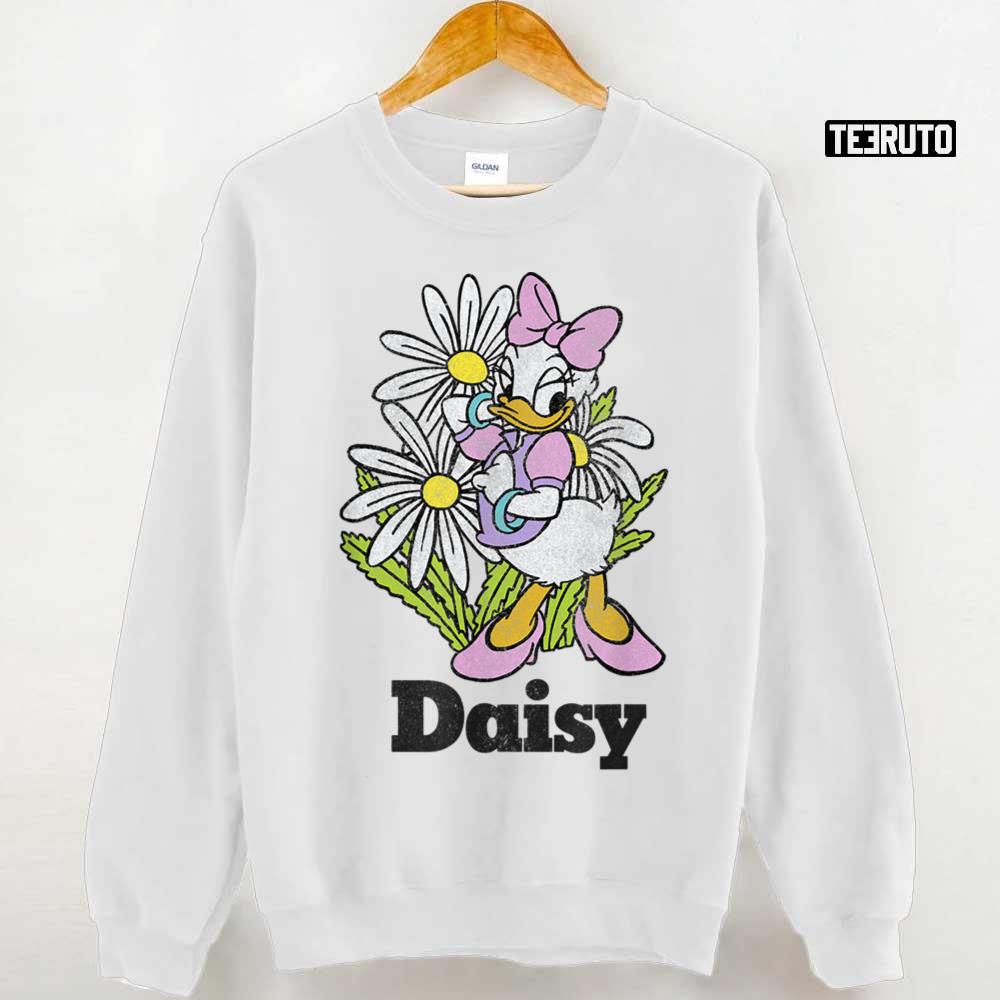 Daisy Flower And The Daisy Duck Unisex Sweatshirt