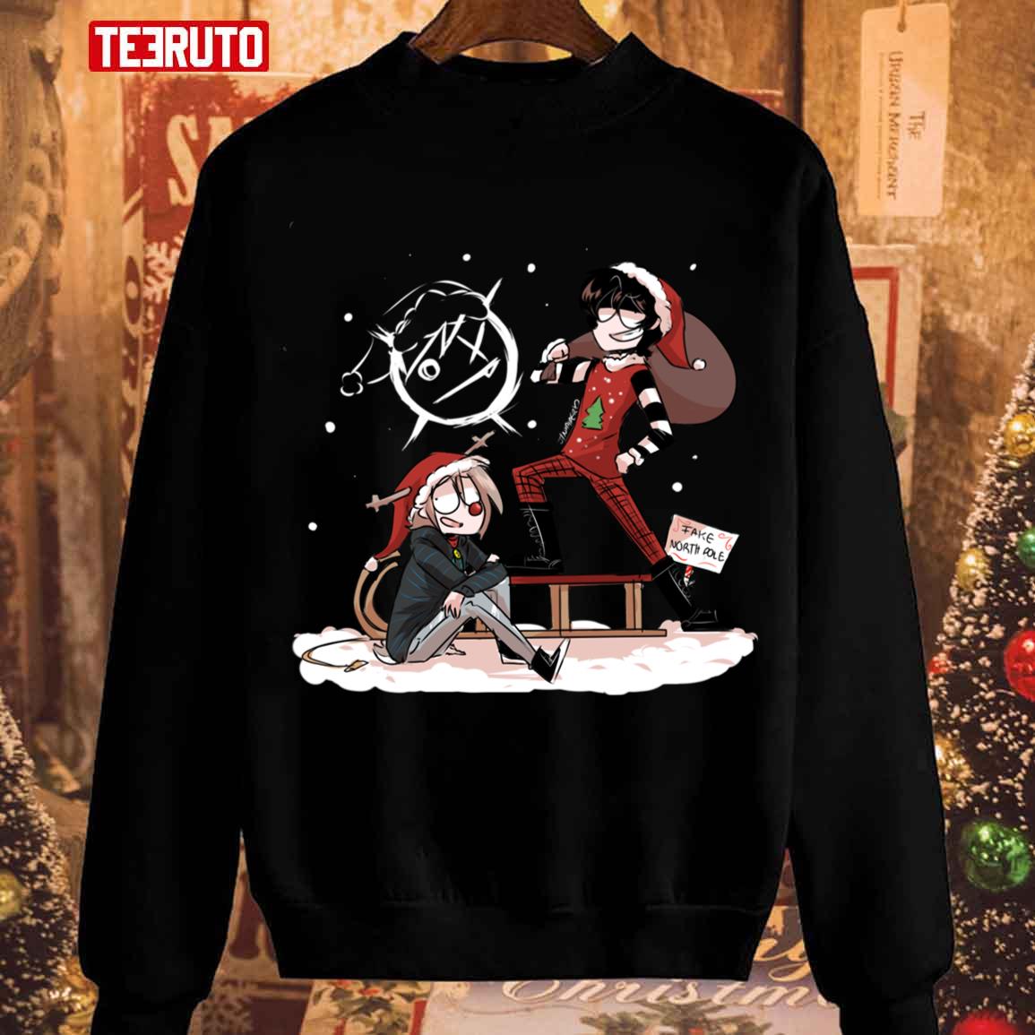 Drexel And Bernard Santa’s Sleigh Christmas Unisex Sweatshirt