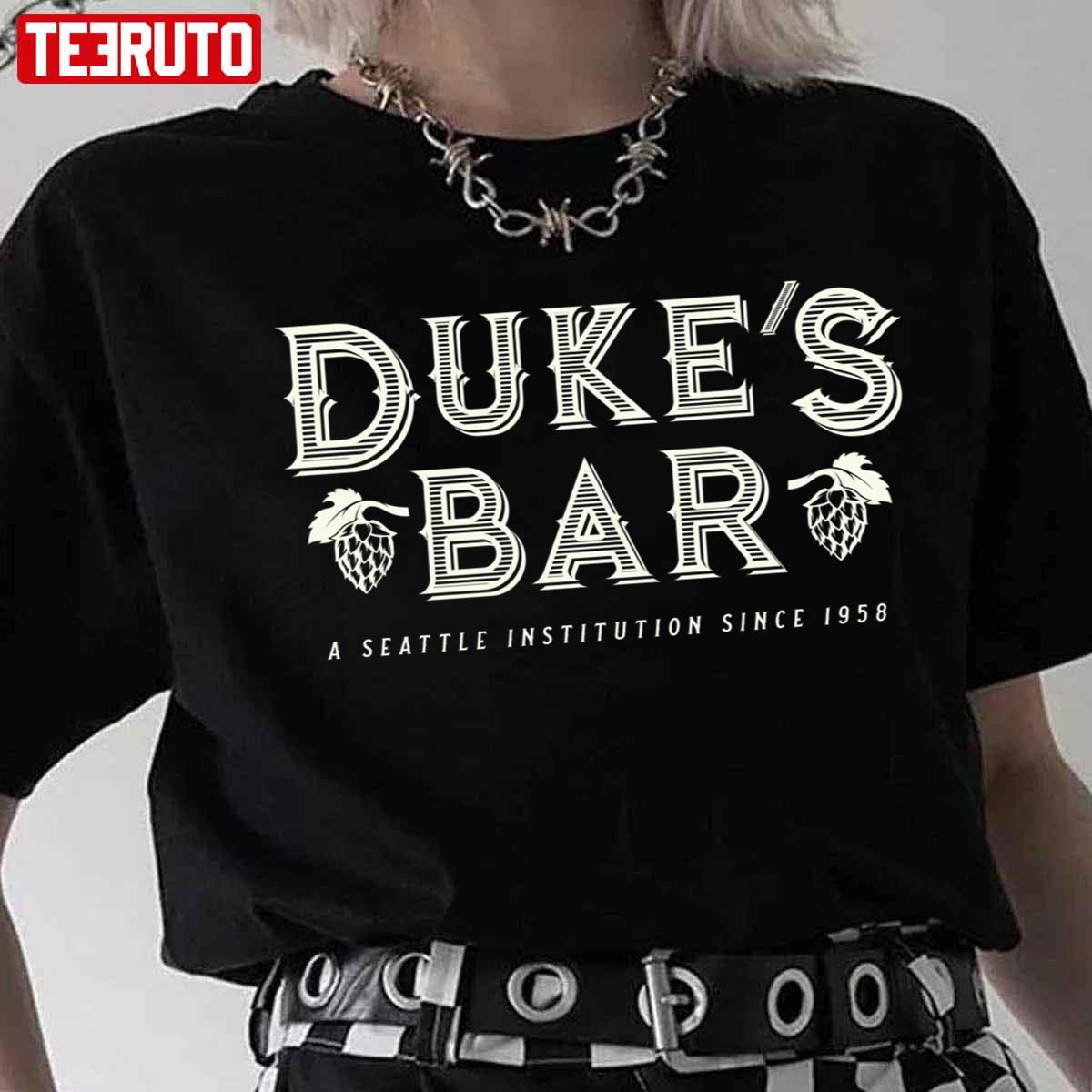 Duke’s Bar Frasier Design Unisex T-Shirt