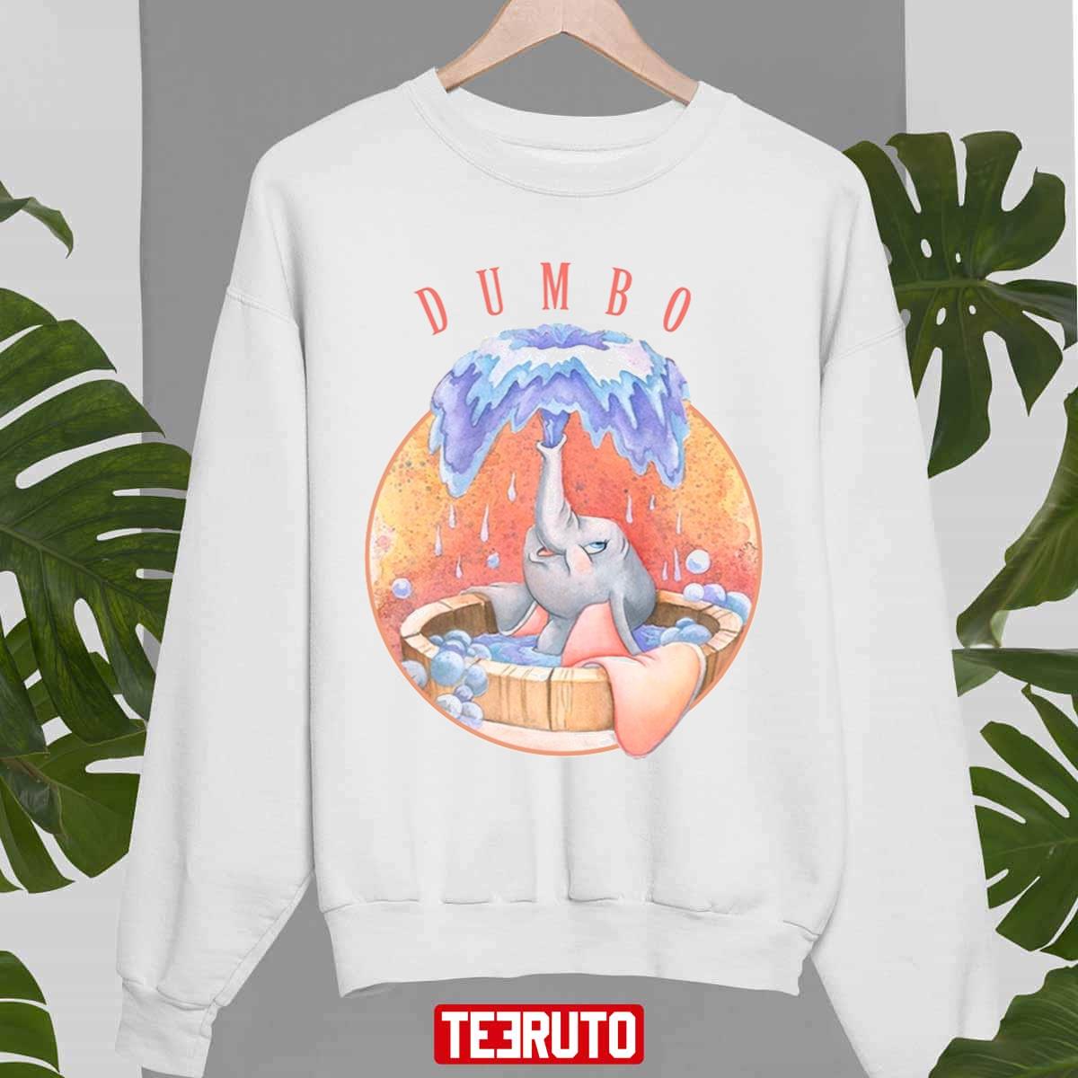 Dumbo Shower Graphic Unisex Sweatshirt