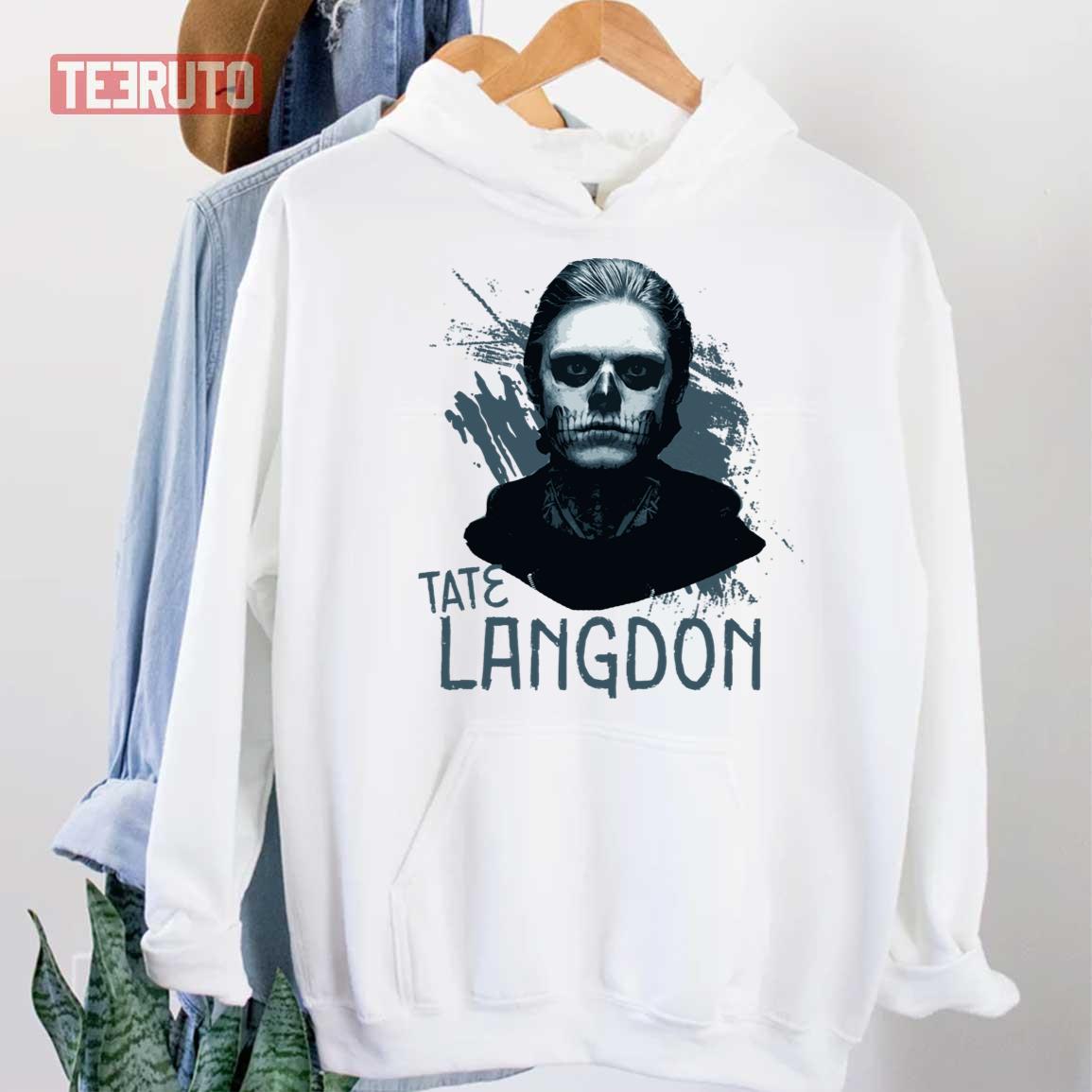 Evan Peter As Tate Langdon Tattoo Unisex Hoodie Teeruto